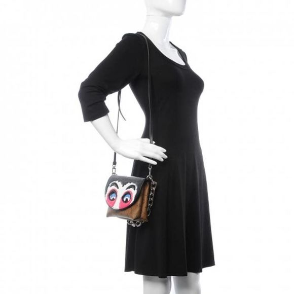 LOUIS VUITTON Reverse Monogram Kabuki Japan Eyes Pochette shoulder bag Pink LV - Picture 12 of 12